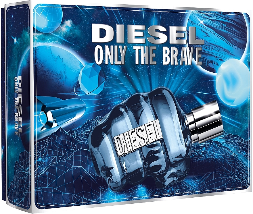 Diesel Only The Brave - Набор (edt/75ml + sh/g/100ml + sh/g/50ml) — фото N2