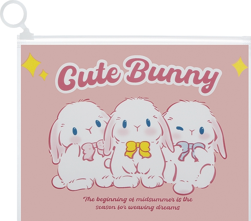 Косметичка CS1168 прозора, дитяча "Cute Bunny" - Cosmo Shop — фото N1