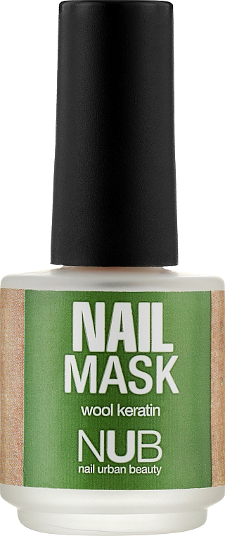 Зміцнювальна маска для нігтів з кератином вовни - NUB Nail Mask — фото N1