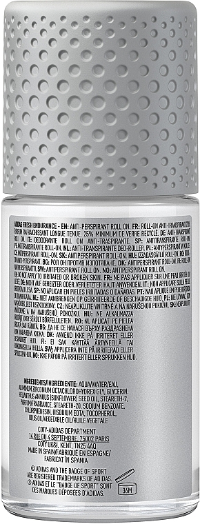 Дезодорант-антиперспірант кульковий для чоловіків - Adidas Fresh Endurance 72H Anti-Perspirant — фото N2