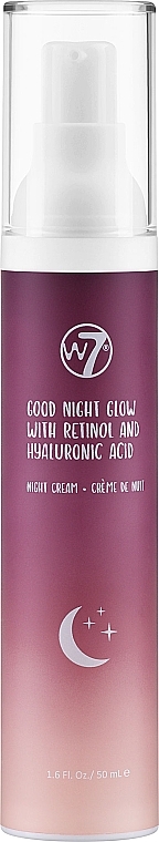 Нічний крем для обличчя - W7 Good Night Glow Night Cream — фото N1