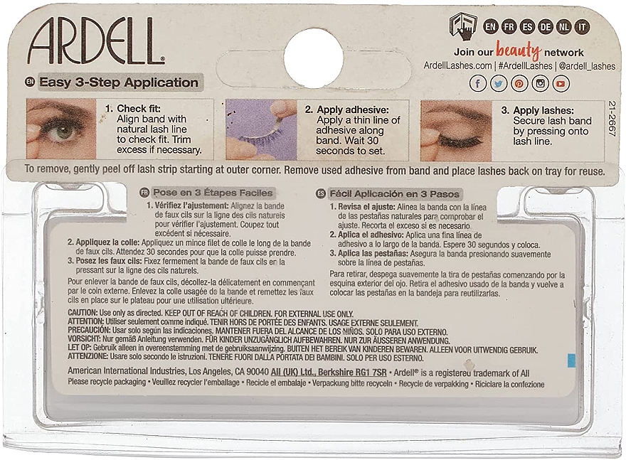 Накладные ресницы - Ardell Soft Touch Eye Lashes Black 163 — фото N2