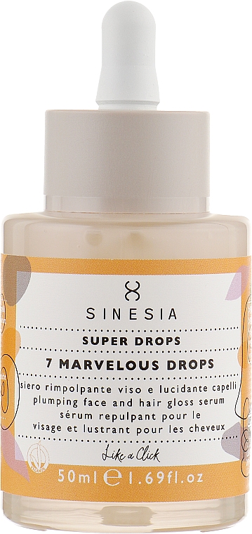 Инновационный серум для лица и волос - Sinesia Super Drops 7 Marvelous  — фото N1