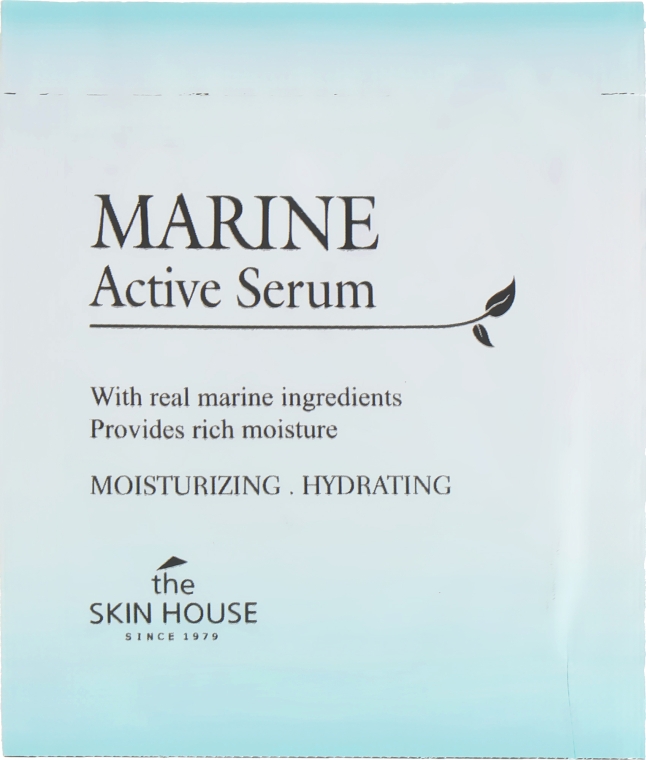 Увлажняющая сыворотка для лица с керамидами - The Skin House Marine Active Serum (пробник) — фото N1