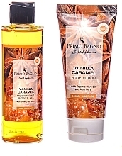 Набор - Primo Bagno Vanilla & Caramel Duo Gift Set (sh/gel/150 ml + b/lot/100 ml) — фото N2