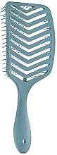 Продувна щітка для волосся, хакі - MAKEUP Massage Air Hair Brush Khaki — фото N2
