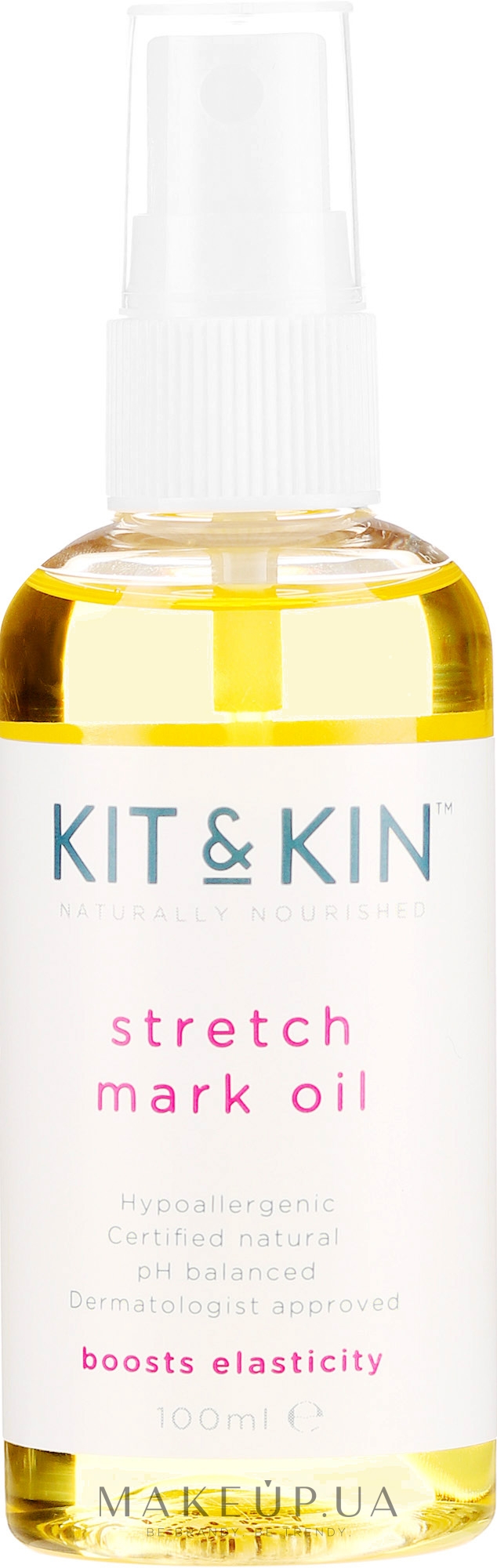 Органическое масло от растяжек для мам - Kit and Kin Stretch Mark Oil — фото 100ml