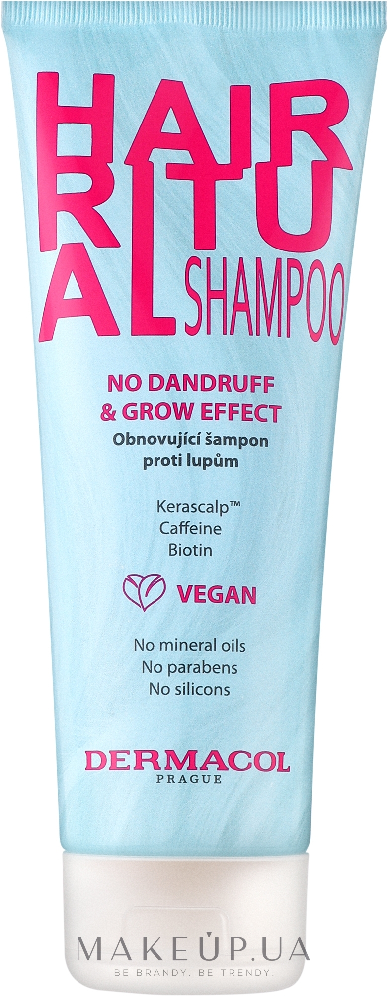 Шампунь против перхоти - Dermacol Hair Ritual No Dandruff & Grow Shampoo — фото 250ml