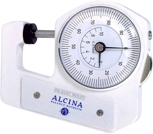 Прилад для вимірювання товщини волосся - Alcina Hair Thickness Measuring Device — фото N1