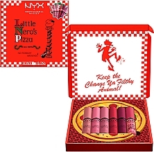 Набор для макияжа губ - NYX Professional Makeup Home Alone Little Nero's Pizza Butter Gloss Set — фото N9