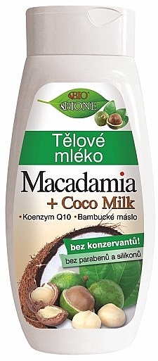 Молочко для тела - Bione Cosmetics Macadamia + Coco Milk — фото N1