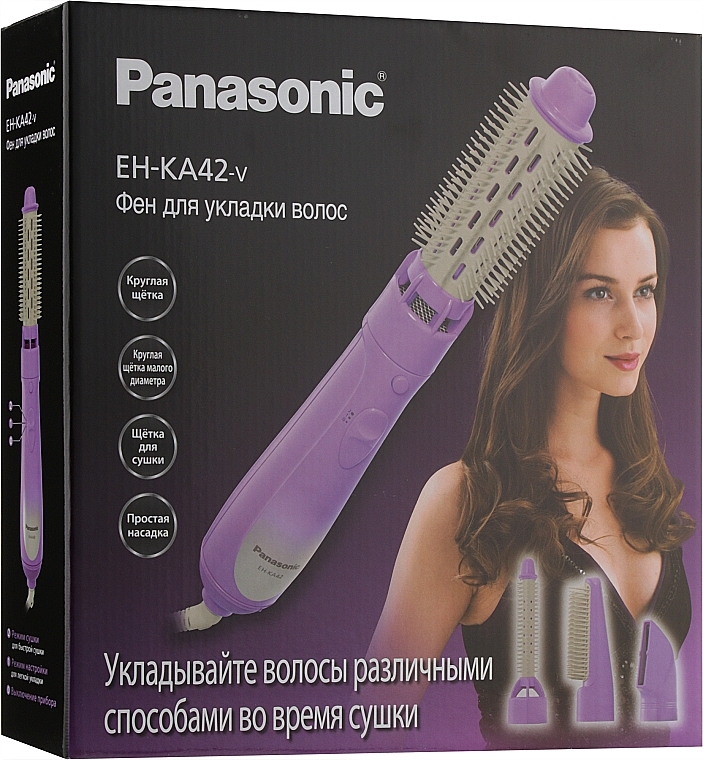 УЦЕНКА Фен-щетка EH-KA42-V865 - Panasonic Hair Dryer * — фото N3