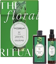 Духи, Парфюмерия, косметика Набор - Phytorelax Laboratories The Floral Ritual Green Tea (sh/gel/250ml + b/mist/150ml)