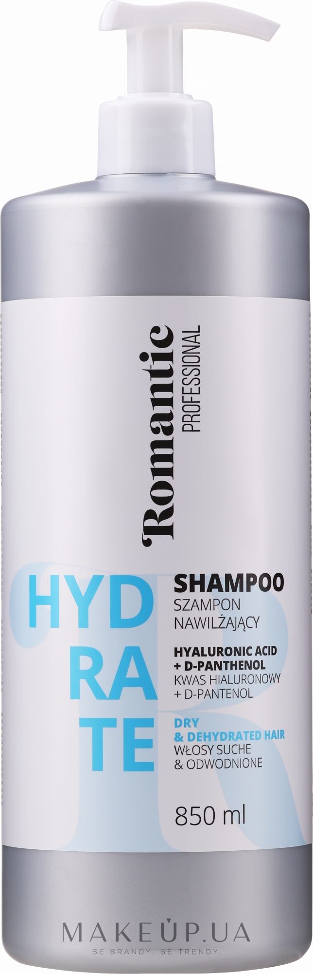 Шампунь для сухого волосся - Romantic Professional Hydrate Shampoo — фото 850ml