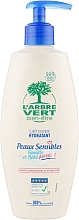 Увлажняющее молочко для чувствительной кожи - L'Arbre Vert Sensitive Skin Body Milk — фото N1