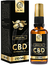 Парфумерія, косметика Натуральна арганова олія CBD 250mg - Dr. T&J Bio Oil