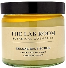 Олійно-сольовий скраб для тіла "Лимон та імбир" - The Lab Room Deluxe Oil Salt Scrub Lemon & Ginger — фото N1