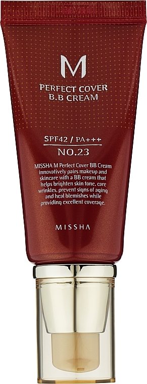 BB крем з ідеальним покриттям - Missha Perfect Cover BB Cream SPF42/PA++ Moisturized Complexion * — фото N1