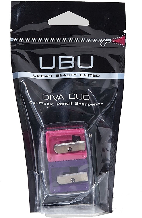 Подвійна стругачка для косметичних олівців - UBU Diva Duo Cosmetic Pencil Sharpener — фото N2