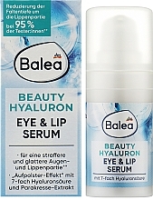 Сыворотка для кожи вокруг глаз и губ - Balea Beauty Hyaluron Eye & Lip Serum — фото N2