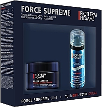 Духи, Парфюмерия, косметика Набор - Biotherm Force Supreme (cr/50ml + shave/foam/50ml)