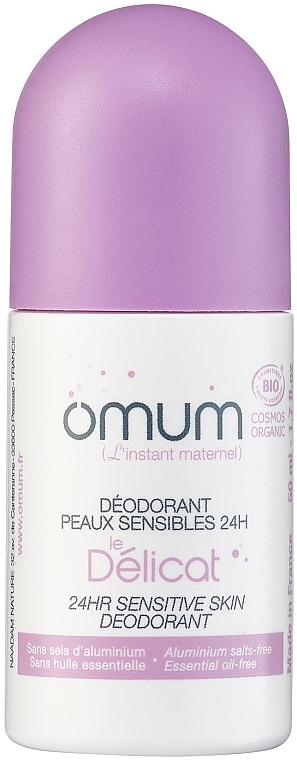 Натуральний дезодорант для чутливої шкіри - Omum 24HR Sensitive Skin Deodorant — фото N1