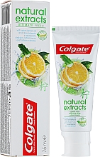Парфумерія, косметика Зубна паста "Бездоганна свіжість" - Colgate Natural Extracts Ultimate Fresh Lemon