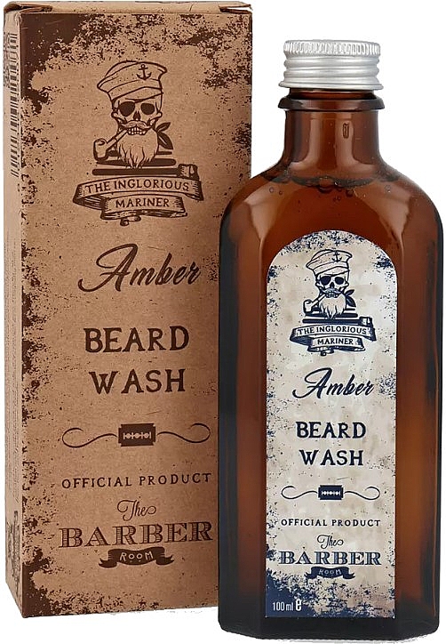 Шампунь очищающий для бороды - The Inglorious Mariner Amber Anti Pollution Beard Wash — фото N1