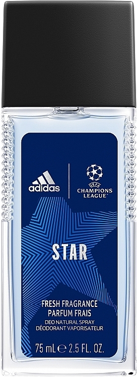 Adidas UEFA Champions League Star - Парфумований дезодорант-спрей — фото N1