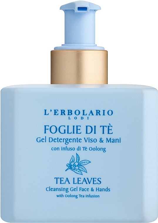 L'Erbolario Tea Leaves Cleansing Gel Face & Hands - Гель для лица и рук — фото N1