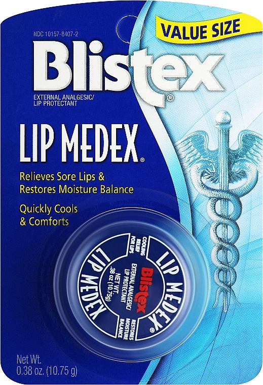 Увлажняющий лечебный бальзам для губ - Blistex Lip Medex Analgesic Lip Protectant — фото N1