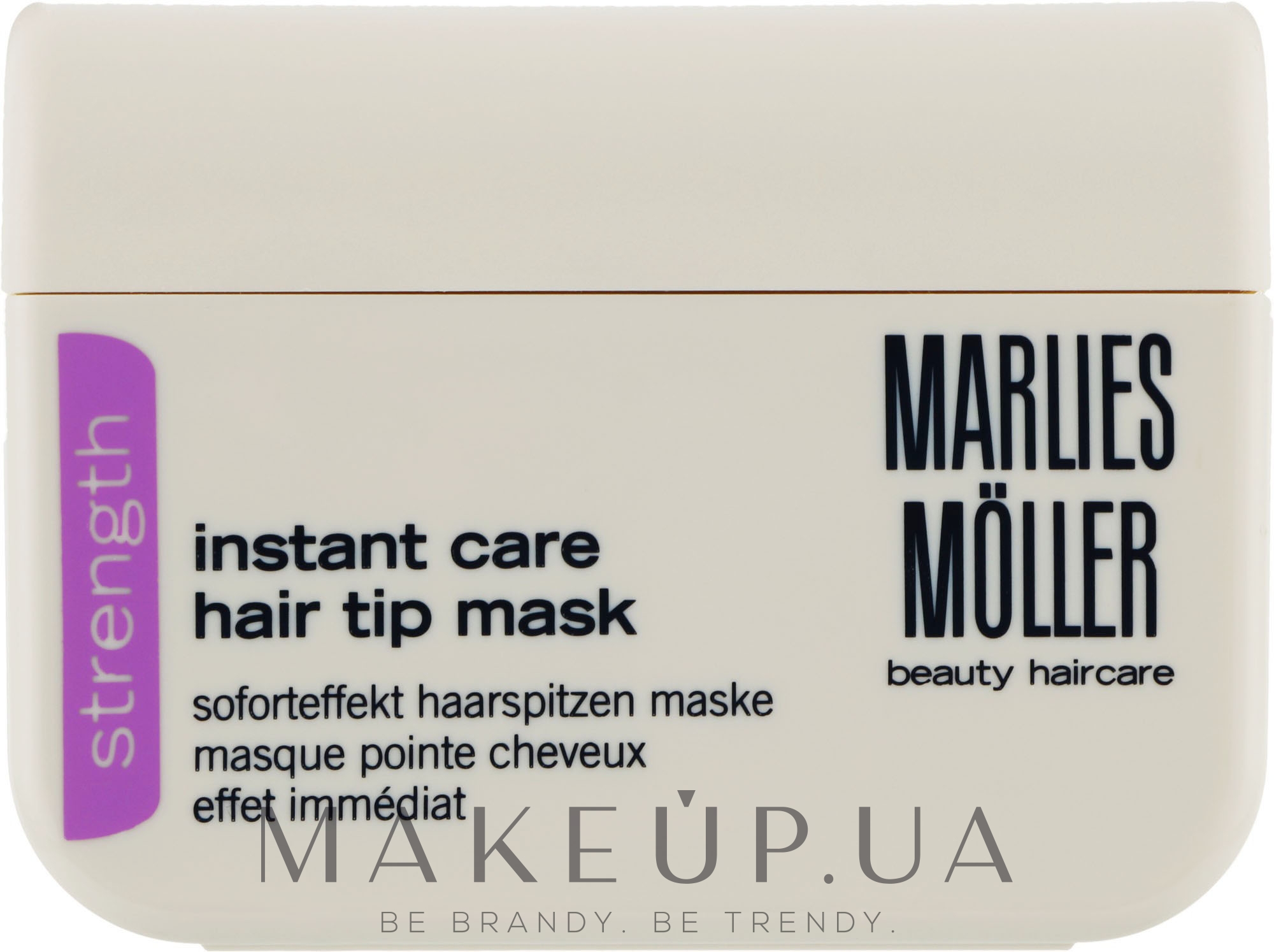 Маска миттєвої дії для кінчиків волосся - Marlies Moller Strength Instant Care Hair Tip Mask — фото 125ml