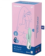 Духи, Парфюмерия, косметика Вибратор-кролик, мятный - Satisfyer Air Pump Bunny 5 Connect App