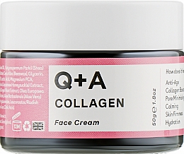 Парфумерія, косметика Крем для обличчя з колагеном - Q+A Collagen Face Cream