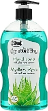Парфумерія, косметика Рідке мило для рук з екстрактом алое вера - Bluxcosmetics Naturaphy Hand Soap