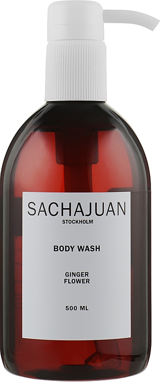 Увлажняющий и успокаивающий гель для душа с ароматом цветов бергамота и лимона - Sachajuan Ginger Flower Body Wash — фото N1