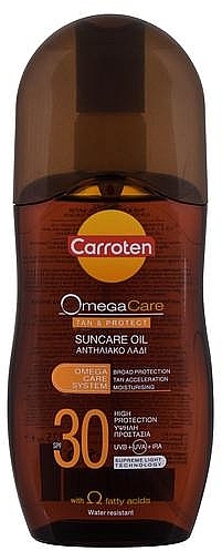 Олія для засмаги - Carroten OmegaCare Suncare Oil SPF 30 — фото N1