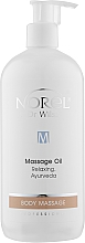 Розслаблювальна масажна олія "Аюрведа" - Norel Body Massage Relaxing Ayurveda Massage Oil — фото N1