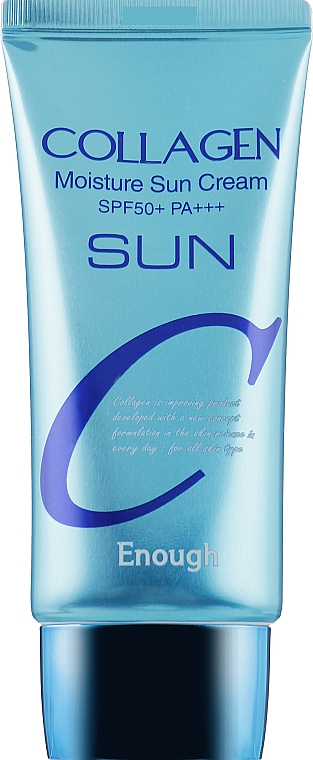 Зволожувальний сонцезахисний крем з колагеном - Enough Collagen Moisture Sun Cream SPF50+ PA+++ — фото N2
