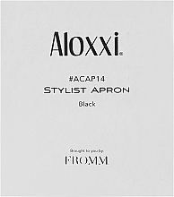 Фартук парикмахерский, черный - Aloxxi Spectrum Stylist Apron W/Snaps — фото N2