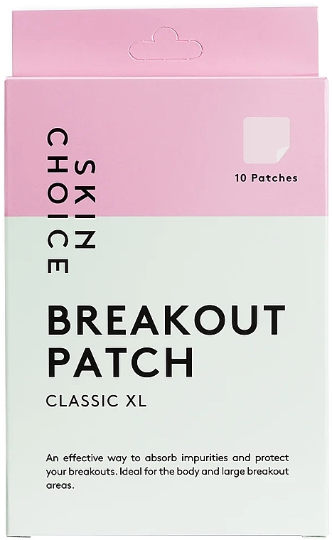 Гідроколоїдні патчі проти прищів, великі - SkinChoice Breakout Patch Classic XL — фото N1