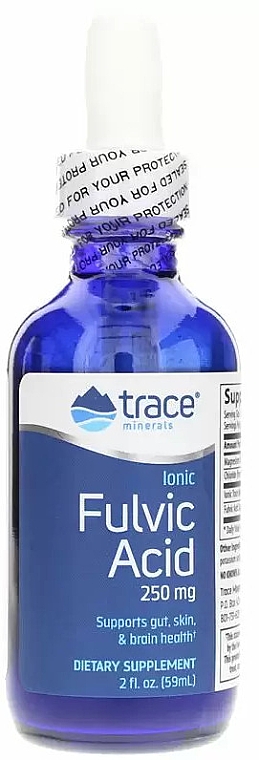 Харчова добавка "Іонна фульвова кислота"   - Trace Minerals Ionic Fulvic Acid 250mg — фото N4