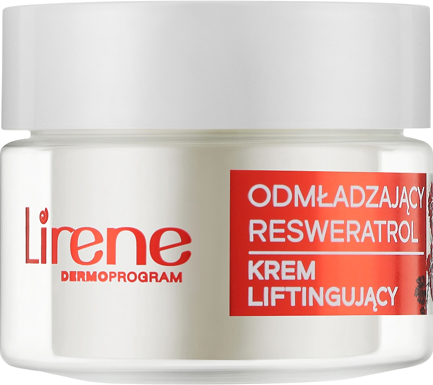 Омолаживающий дневной и ночной крем-лифтинг - Lirene Dermo Program Resveratrol 50+