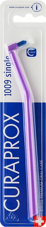 Монопучковая зубная щетка "Single CS 1009", фиолетовая - Curaprox — фото N1