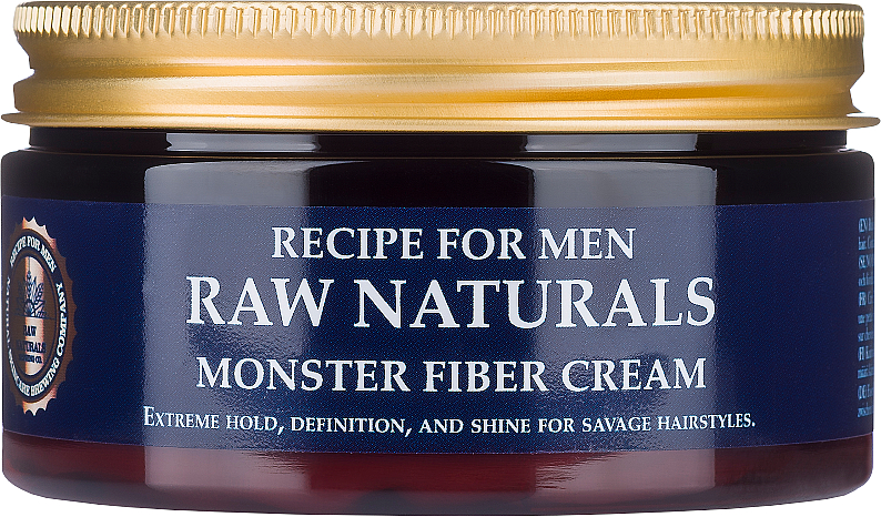 Крем для волос - Recipe For Men RAW Naturals Monster Fiber Cream — фото N1