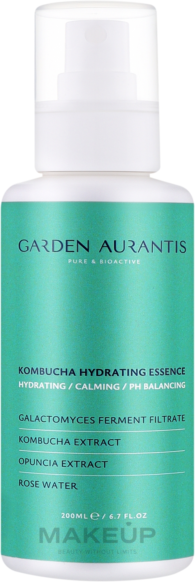 Есенція з  насиченим складом для інтенсивного зволоження та живлення шкіри - Garden Aurantis Kombucha Hydrating Essence — фото 200ml