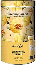 Набір - Naturaverde Honey (sh/gel/200ml + b/cr/100ml) — фото N2