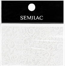 Парфумерія, косметика Фольга для дизайну нігтів - Semilac Transfer Foil White Lace
