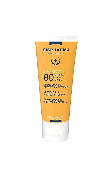Экстремальный солнцезащитный крем - Isispharma Uveblock 80 Extreme Sun Protection Cream — фото N1