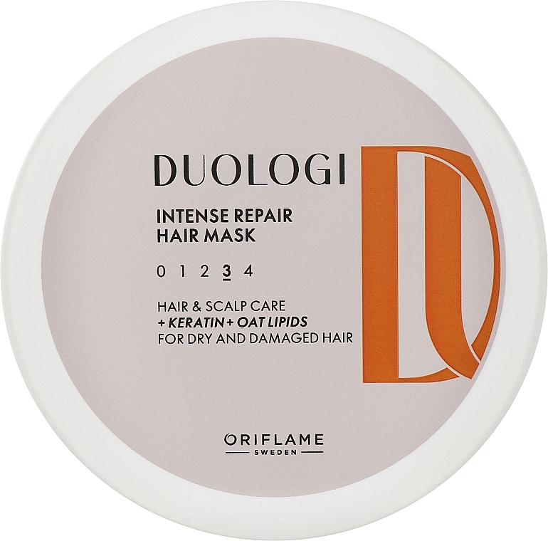 Маска для інтенсивного відновлення волосся - Oriflame Duologi Intense Repair Hair Mask — фото N1